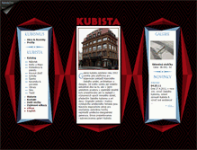 Tablet Screenshot of kubista.cz
